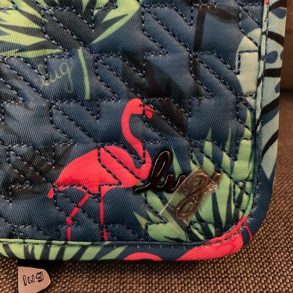 NEW Lug Tandem Zip SE RFID Wallet - Flamingo Blue - Picture 3 of 9